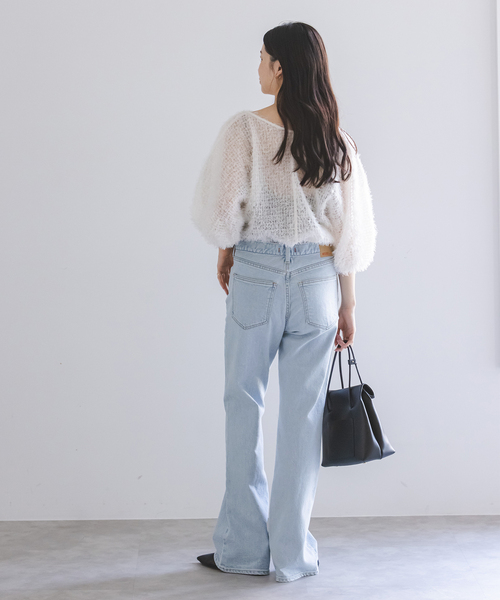 NEEDBY heritage(ニードバイヘリテージ)の「《NOBLE型別注》NEED by heritage/ニードバイヘリテージEMMY(デニムパンツ・レディース・サックスブルー/ネイビー・23/24/25/26)」の13枚目の写真