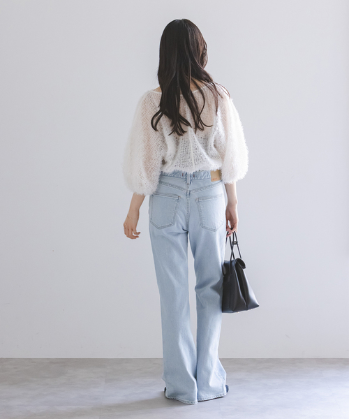 NEEDBY heritage(ニードバイヘリテージ)の「《NOBLE型別注》NEED by heritage/ニードバイヘリテージEMMY(デニムパンツ・レディース・サックスブルー/ネイビー・23/24/25/26)」の19枚目の写真