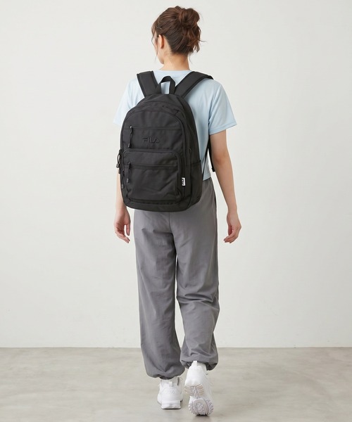 FILA（フィラ）の「FILA本体2層スクールリュック（バックパック/リュック・メンズ・ブラック×ホワイト/ブラック×ブラック・FREE）」の20枚目の写真