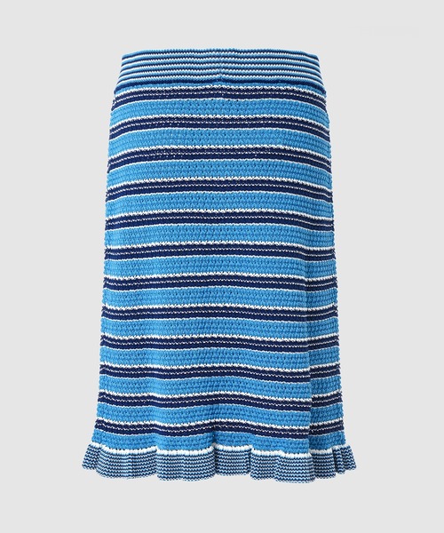 GANNI(ガニー)の「Cotton Pointelle Stripe Skirt(スカート・レディース・その他・S/M)」の2枚目の写真
