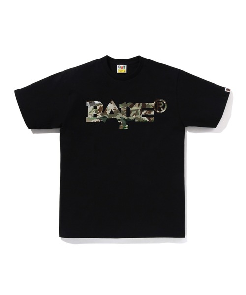 A BATHING APE(アベイシングエイプ)の「HYBRID CAMO MIXED BAPE LOGO TEE(Tシャツ/カットソー・メンズ・ホワイト系その他4/ブラック系その他5/ホワイト系その他5/ブラック系その他2・SMALL/X-LARGE/MEDIUM/LARGE/XX-LARGE)」の3枚目の写真