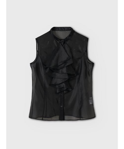 EIMY ISTOIRE(エイミーイストワール)の「AURORA TIE BLOUSE(シャツ/ブラウス・レディース・ピンク/オフホワイト/ブラック・F)」の13枚目の写真