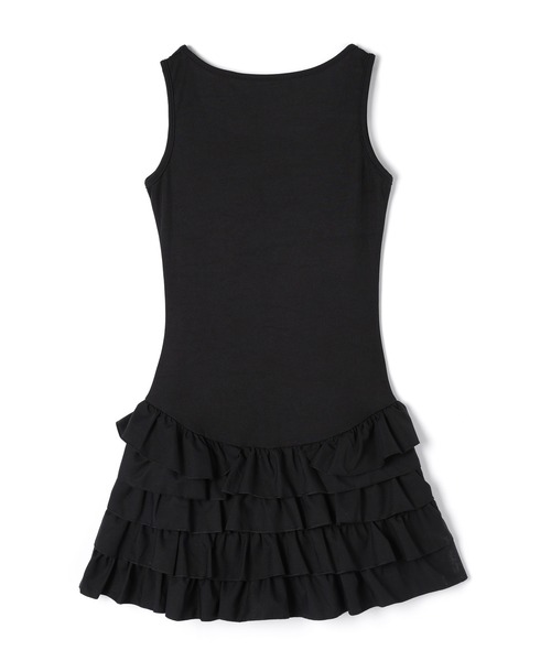 M DOLLY(エムドリー)の「frill rosalie mini dress / フリルロザリーミニドレス(ワンピース・レディース・ホワイト/ブラック・FREE/S)」の14枚目の写真