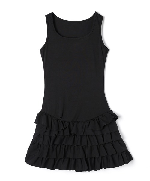 M DOLLY(エムドリー)の「frill rosalie mini dress / フリルロザリーミニドレス(ワンピース・レディース・ホワイト/ブラック・FREE/S)」の13枚目の写真