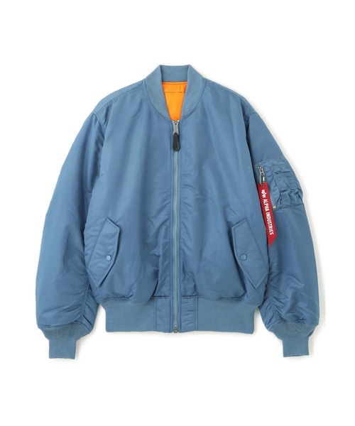 Alpha Industries(アルファインダストリーズ)の「Alpha Industries/アルファ インダストリーズ/MA-1 HERITAGE FIT FLIGHT JACKET/MA-1ヘリテージフィット フライトジャケット(MA-1・メンズ・ライトグレー/ブラック/ネイビー/グレー/カーキ/インディゴブルー/ダークグレー/セージグリーン/バーガンディー/ローズ/チャコール/マスタード/ブルー・S/M/L/2XL/XL/XS/3XL/5XL/4XL)」の10枚目の写真