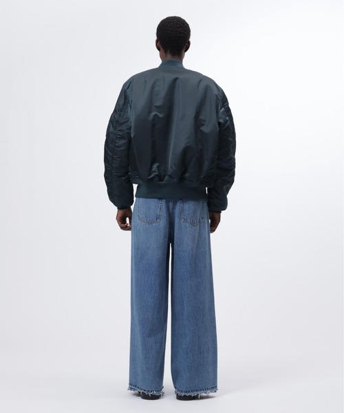 Alpha Industries（アルファインダストリーズ）の「Alpha Industries/アルファ インダストリーズ/MA-1 HERITAGE FIT FLIGHT JACKET/MA-1ヘリテージフィット フライトジャケット（MA-1・メンズ・ライトグレー/ブラック/ネイビー/グレー/カーキ/インディゴブルー/ダークグレー/セージグリーン/バーガンディー/ローズ/チャコール・S/M/L/2XL/XL/XS/3XL）」の13枚目の写真