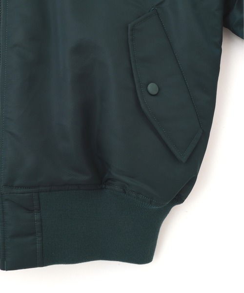 Alpha Industries（アルファインダストリーズ）の「Alpha Industries/アルファ インダストリーズ/MA-1 HERITAGE FIT FLIGHT JACKET/MA-1ヘリテージフィット フライトジャケット（MA-1・メンズ・ライトグレー/ブラック/ネイビー/グレー/カーキ/インディゴブルー/ダークグレー/セージグリーン/バーガンディー/ローズ/チャコール・S/M/L/2XL/XL/XS/3XL）」の18枚目の写真