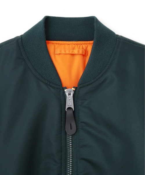 Alpha Industries（アルファインダストリーズ）の「Alpha Industries/アルファ インダストリーズ/MA-1 HERITAGE FIT FLIGHT JACKET/MA-1ヘリテージフィット フライトジャケット（MA-1・メンズ・ライトグレー/ブラック/ネイビー/グレー/カーキ/インディゴブルー/ダークグレー/セージグリーン/バーガンディー/ローズ/チャコール・S/M/L/2XL/XL/XS/3XL）」の17枚目の写真