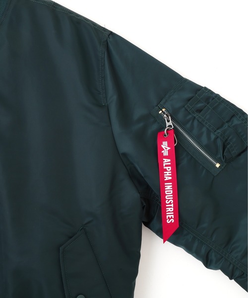 Alpha Industries（アルファインダストリーズ）の「Alpha Industries/アルファ インダストリーズ/MA-1 HERITAGE FIT FLIGHT JACKET/MA-1ヘリテージフィット フライトジャケット（MA-1・メンズ・ライトグレー/ブラック/ネイビー/グレー/カーキ/インディゴブルー/ダークグレー/セージグリーン/バーガンディー/ローズ/チャコール・S/M/L/2XL/XL/XS/3XL）」の19枚目の写真