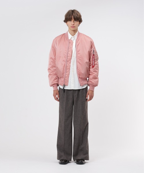 Alpha Industries（アルファインダストリーズ）の「Alpha Industries/アルファ インダストリーズ/MA-1 HERITAGE FIT FLIGHT JACKET/MA-1ヘリテージフィット フライトジャケット（MA-1・メンズ・ライトグレー/ブラック/ネイビー/グレー/カーキ/インディゴブルー/ダークグレー/セージグリーン/バーガンディー/ローズ/チャコール・S/M/L/2XL/XL/XS/3XL）」の22枚目の写真