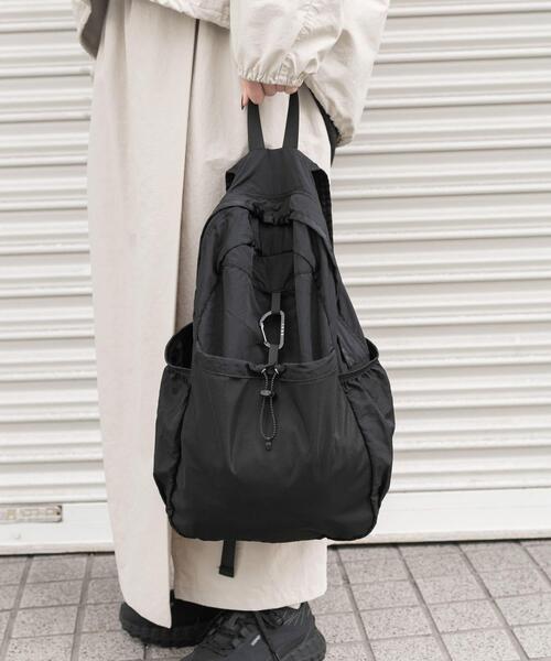 EKAL(エカル)の「EASY DAYPACK(バックパック/リュック・レディース・ブルー系その他/ブラック/ベージュ・ONE)」の1枚目の写真