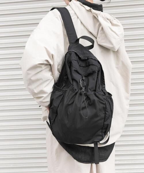 EKAL(エカル)の「EASY DAYPACK(バックパック/リュック・レディース・ブルー系その他/ブラック/ベージュ・ONE)」の5枚目の写真