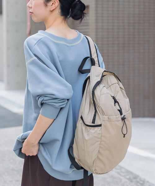 EKAL(エカル)の「EASY DAYPACK(バックパック/リュック・レディース・ブルー系その他/ブラック/ベージュ・ONE)」の14枚目の写真