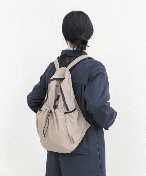 EKAL(エカル)の「EASY DAYPACK(バックパック/リュック・レディース・ブルー系その他/ブラック/ベージュ・ONE)」の18枚目の写真