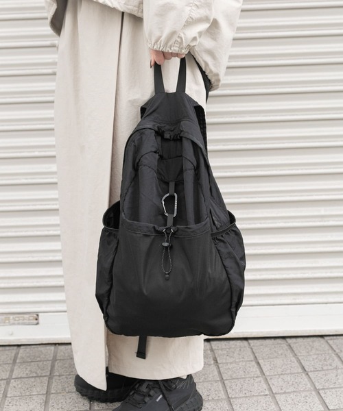 EKAL（エカル）の「EASY DAYPACK（バックパック/リュック・レディース・ブルー系その他/ブラック/ベージュ・ONE）」の14枚目の写真
