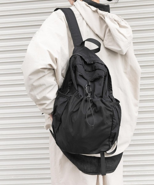 EKAL（エカル）の「EASY DAYPACK（バックパック/リュック・レディース・ブルー系その他/ブラック/ベージュ・ONE）」の12枚目の写真