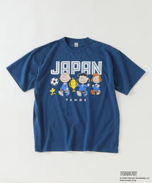 PEANUTS / ピーナッツ 別注 サッカー プリントTシャツ