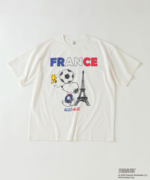 PEANUTS / ピーナッツ 別注 サッカー プリントTシャツ