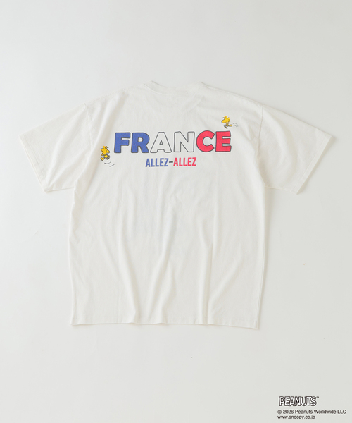 PEANUTS(ピーナッツ)の「PEANUTS / ピーナッツ 別注 サッカー プリントTシャツ(Tシャツ/カットソー・メンズ・ホワイト/ブラック/ネイビー/サックスブルー/ライトイエロー・MEDIUM/LARGE)」の18枚目の写真