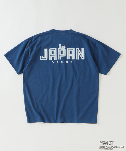 PEANUTS(ピーナッツ)の「PEANUTS / ピーナッツ 別注 サッカー プリントTシャツ(Tシャツ/カットソー・メンズ・ホワイト/ブラック/ネイビー/サックスブルー/ライトイエロー・MEDIUM/LARGE)」の16枚目の写真