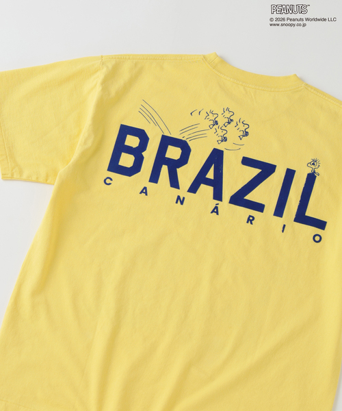 PEANUTS(ピーナッツ)の「PEANUTS / ピーナッツ 別注 サッカー プリントTシャツ(Tシャツ/カットソー・メンズ・ホワイト/ブラック/ネイビー/サックスブルー/ライトイエロー・MEDIUM/LARGE)」の11枚目の写真