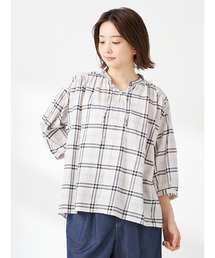 リボンアクセントプルオーバー