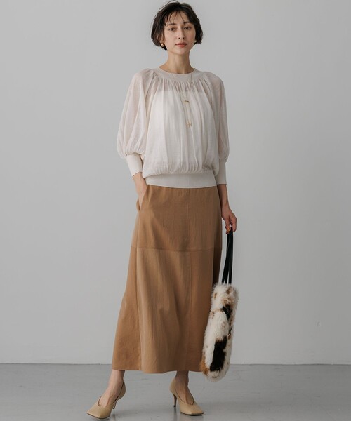 23区(ニジュウサンク)の「2WAY フェイクファー トート(トートバッグ・レディース・アイボリー系/グレー系/ベージュ系・F)」の18枚目の写真