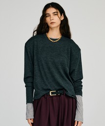 【2026Autumn Pre-Order】ウールショルダーパッドトップス / Wool Shoulder Pad Top