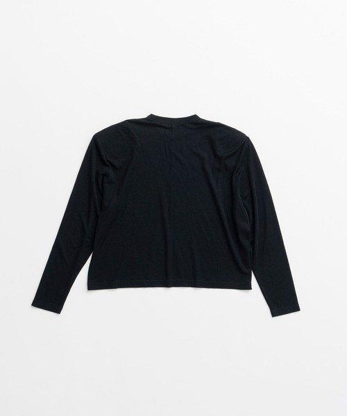 PRANK PROJECT（プランクプロジェクト）の「【2026Autumn Pre-Order】ウールショルダーパッドトップス / Wool Shoulder Pad Top（Tシャツ/カットソー・レディース・グリーン/ブラック/チャコールグレー・FREE）」の13枚目の写真
