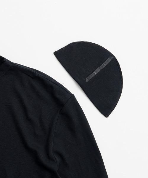 PRANK PROJECT（プランクプロジェクト）の「【2026Autumn Pre-Order】ウールショルダーパッドトップス / Wool Shoulder Pad Top（Tシャツ/カットソー・レディース・グリーン/ブラック/チャコールグレー・FREE）」の14枚目の写真