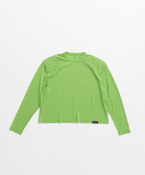 PRANK PROJECT（プランクプロジェクト）の「【2026Autumn Pre-Order】ウールショルダーパッドトップス / Wool Shoulder Pad Top（Tシャツ/カットソー・レディース・グリーン/ブラック/チャコールグレー・FREE）」の11枚目の写真