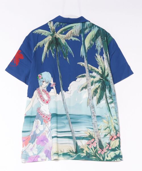 PANDIESTA(パンディエスタ)の「EVANGELION×錦 / ヱヴァンゲリヲン×ニシキ 綾波アロハシャツ(M2)(シャツ/ブラウス・メンズ・ネイビー/イエロー・XL/L/XXL/M)」の20枚目の写真