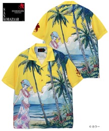 EVANGELION×錦 / ヱヴァンゲリヲン×ニシキ 綾波アロハシャツ(M2)