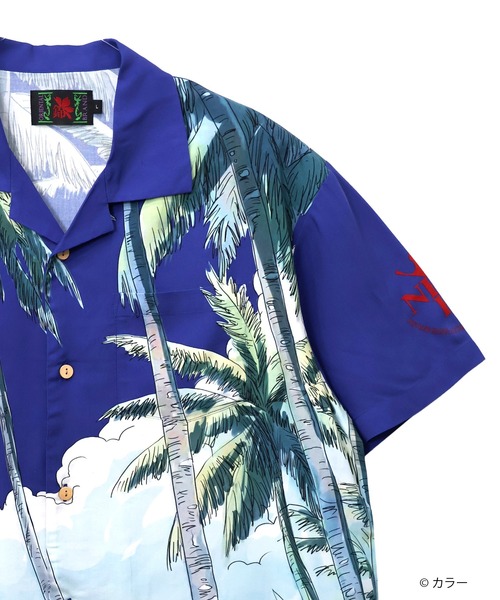 PANDIESTA(パンディエスタ)の「EVANGELION×錦 / ヱヴァンゲリヲン×ニシキ 綾波アロハシャツ(M2)(シャツ/ブラウス・メンズ・ネイビー/イエロー・XL/L/XXL/M)」の13枚目の写真