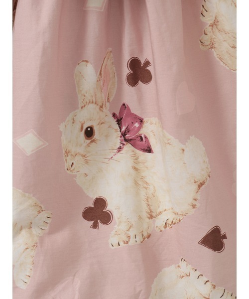 PINK HOUSE（ピンクハウス）の「Rabbit Marchプリントスカート（スカート・レディース・キナリ/ブラック/ブルーグレー/ピンク・フリー）」の21枚目の写真