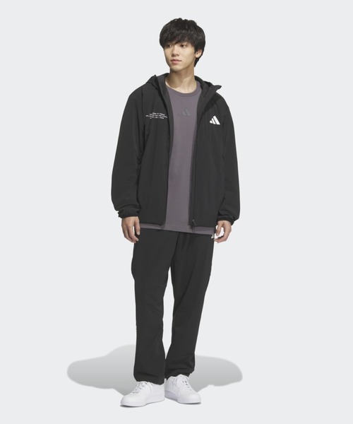 adidas(アディダス)の「アディダスアダプテーション ストレッチ ウーブン フルレングス パンツ / アディダス adidas(スウェットパンツ・メンズ・ブラック・XX-LARGE/3XL/LARGE/MEDIUM/SMALL/X-LARGE/X-SMALL)」の3枚目の写真