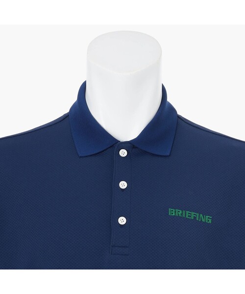 BRIEFING（ブリーフィング）の「【BRIEFING GOLF／ブリーフィングゴルフ】MEN’S EARTH PIQUE POLO （リラックスフィット）（ポロシャツ・メンズ・ブラック/グリーン/ホワイト/ネイビー・L/M）」の13枚目の写真