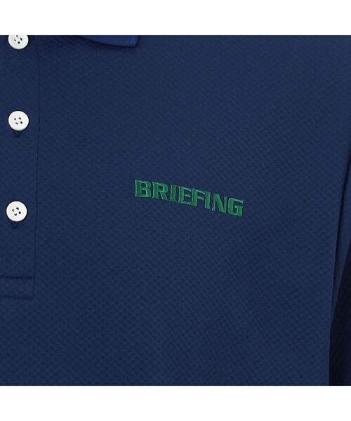 BRIEFING（ブリーフィング）の「【BRIEFING GOLF／ブリーフィングゴルフ】MEN’S EARTH PIQUE POLO （リラックスフィット）（ポロシャツ・メンズ・ブラック/グリーン/ホワイト/ネイビー・L/M）」の11枚目の写真
