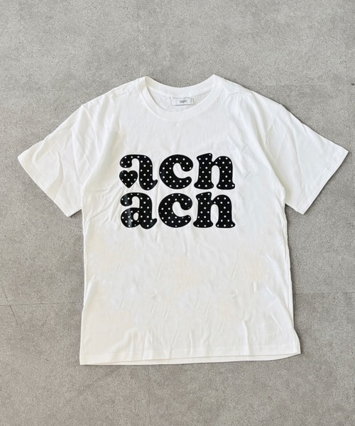 SHEPP(シープ)の「ドットロゴプリント オーバーサイズ半袖Tシャツ(Tシャツ/カットソー・レディース・ホワイト・L/M)」の17枚目の写真