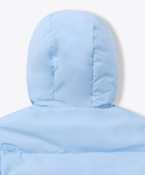 MUSINSA STANDARD KIDS（ムシンサスタンダードキッズ）の「デイリープファーリバーシブルフリースフーデッドパディングジャケット[スカイブルー/クリーム]（ブルゾン・レディース・その他・110/100/160/150/130/140/120）」の7枚目の写真
