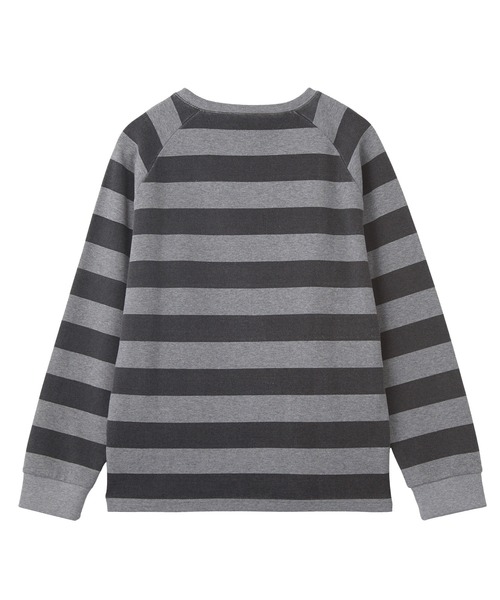 X-girl（エックスガール）の「MIXED FONT THERMAL L/S TEE（Tシャツ/カットソー・レディース・レオパード/アッシュ・ONE SIZE）」の11枚目の写真