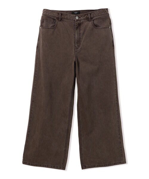 BEAMS HEART(ビームスハート)の「スラブ ワイド カラーデニム(デニムパンツ・メンズ・ブラウン/ベージュ・SMALL/LARGE/MEDIUM)」の2枚目の写真