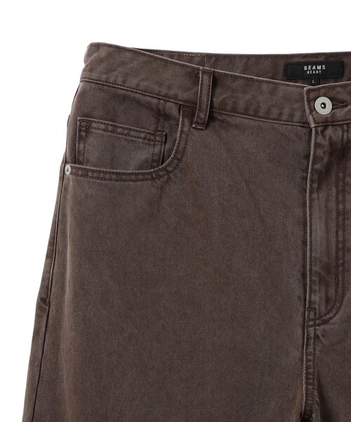 BEAMS HEART(ビームスハート)の「スラブ ワイド カラーデニム(デニムパンツ・メンズ・ブラウン/ベージュ・SMALL/LARGE/MEDIUM)」の9枚目の写真