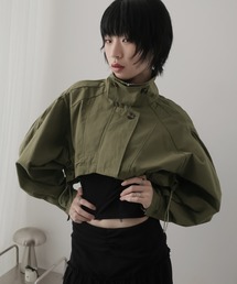 ショート丈ドロストブルゾン