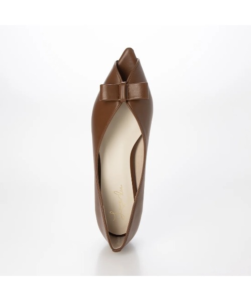 Launa lea（ラウナレア）の「【26秋冬】リボンオープントゥフラットパンプス(0634)（パンプス・レディース・アイボリー/ブラウン/ブラック/ピンク・22.5cm/22.0cm/23.0cm/25.0cm/24.5cm/24.0cm/23.5cm）」の14枚目の写真