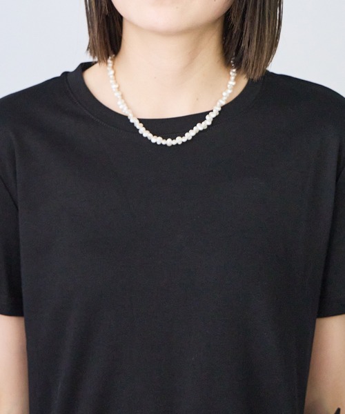 each(イーチ)の「裾リボンフレンチスリーブTシャツ(Tシャツ/カットソー・レディース・ブラック/ホワイト・FREE)」の16枚目の写真