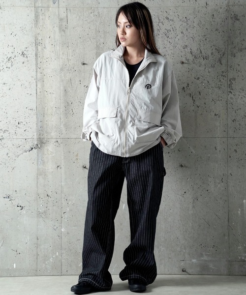 DEVILOCK(デビロック)の「DEVILOCK NYLON WASHER EMBROIDERY BLOUSON(ブルゾン・メンズ・カーキ/グレー/ブラック・MEDIUM)」の5枚目の写真