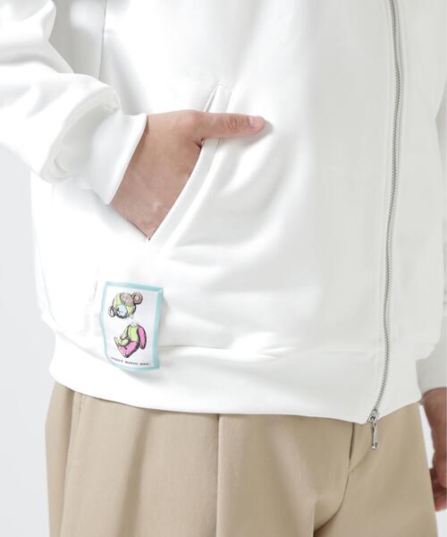 TRIPPY ART(トリッピーアート)の「TRIPPY ART(トリッピーアート)ONI HERTS 3D ZIP SWEAT PARKA(パーカー・メンズ・ホワイト・S/L/M)」の9枚目の写真