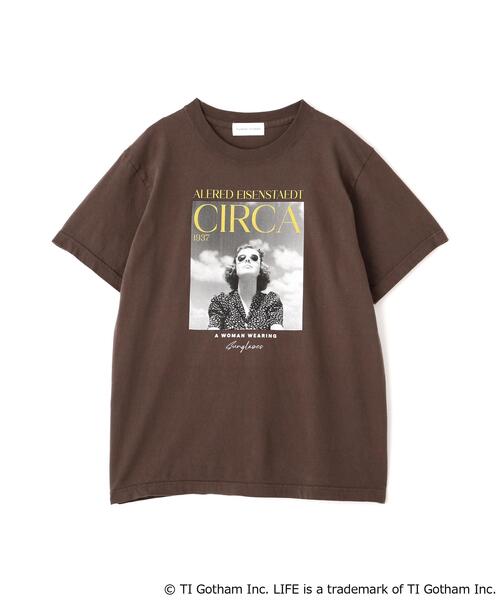 LIFE（ライフ）の「◆【LIFE PICTURE COLLECTION別注】フォトＴシャツ CIRCA（Tシャツ/カットソー・レディース・ブラウン/ブルー・MEDIUM）」の3枚目の写真