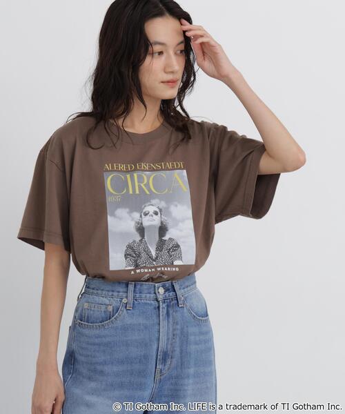 LIFE（ライフ）の「◆【LIFE PICTURE COLLECTION別注】フォトＴシャツ CIRCA（Tシャツ/カットソー・レディース・ブラウン/ブルー・MEDIUM）」の4枚目の写真
